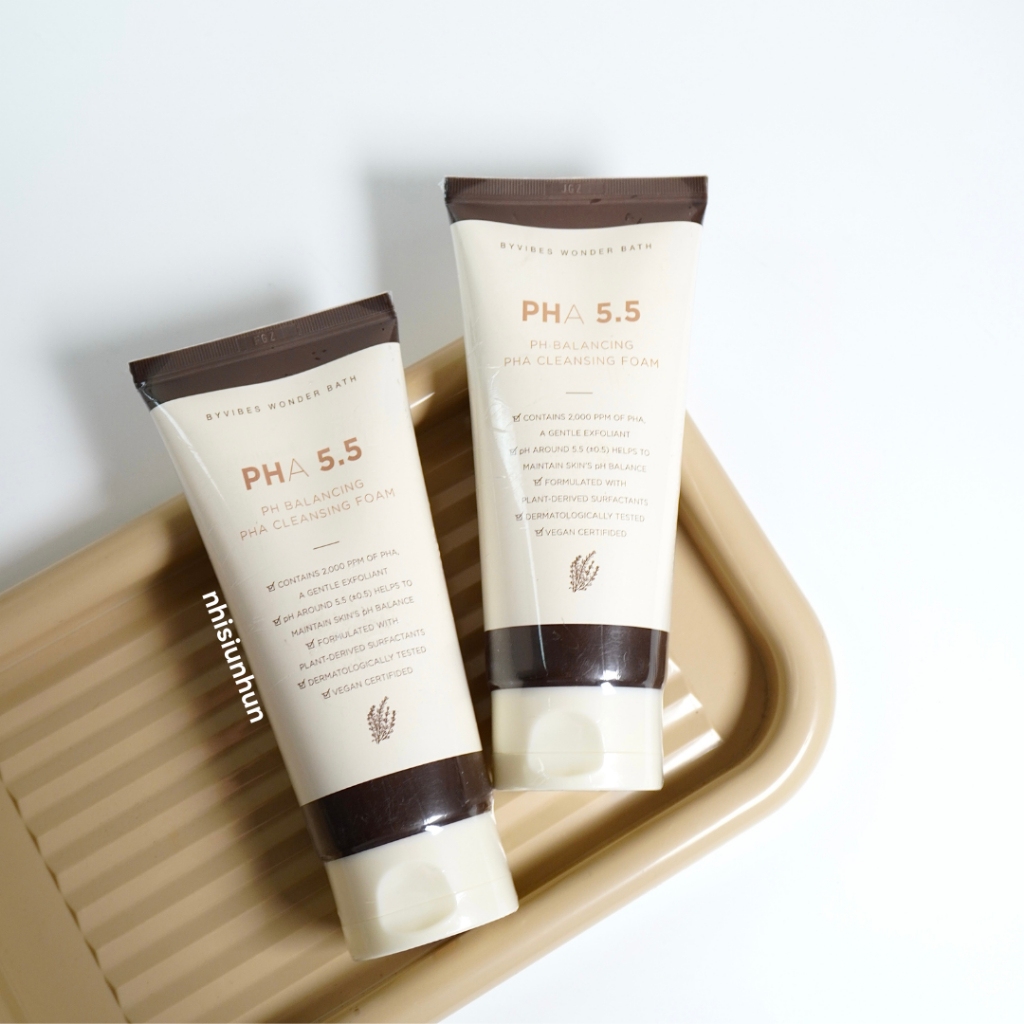 Sữa rửa mặt Byvibes Wonder Bath PH Balancing PHA Cleansing Foam
