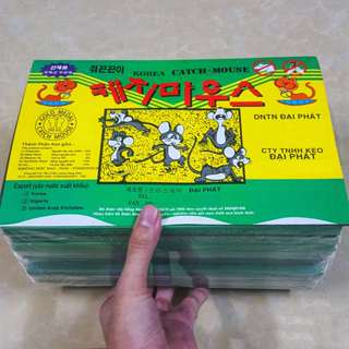   Cực Dính  Combo 20 keo dính chuột to Hàn Quốc | 20 Miếng keo bẫy chuột Korea 