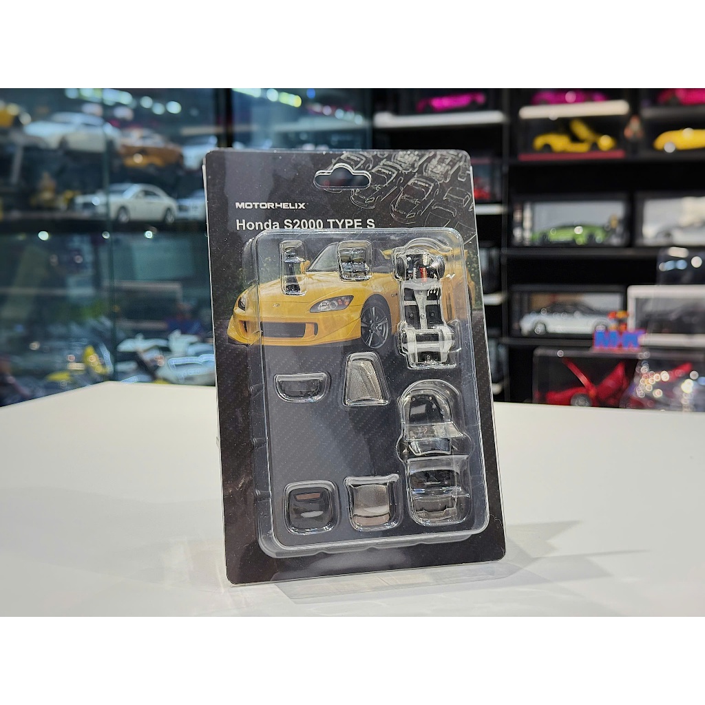 XE MÔ HÌNH HONDA S2000 TYPE S RED,TỶ LỆ 1/64 MOTORHELIX