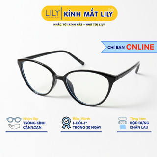 Kính mắt mèo thời trang nữ LILY EYEWEAR càng nhựa chắc chắn kiểu dáng dễ đeo 72130