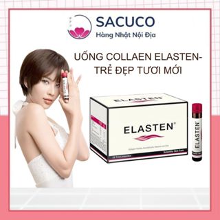 Nước Uống Collagen Elasten Giúp Da Căng Mịn, Ngừa Lão Hoá 28 Ống x 25ml