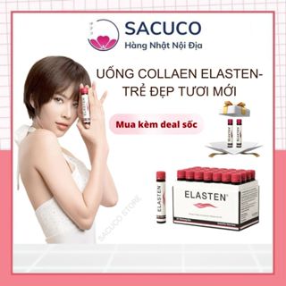 [Hàng Công Ty] Collagen Elasten Giúp Da Căng Mịn, Chống Lão Hóa, Hỗ Trợ Cho Tóc Chắc Khỏe 28 ống 25ml