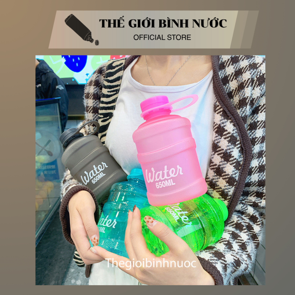 BÌNH NHỰA WATER 650ML MATTE N84