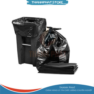 Túi nilon đen khổ lớn cho thùng rác to sét 1kg