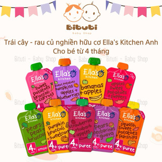  Trái cây nghiền hỗn hợp hữu cơ Ella’s Kitchen cho bé từ 4 tháng - Bituti Shop 