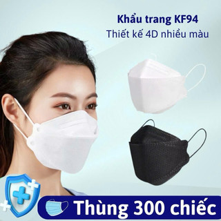 [1 bịch 10 cái] Khẩu trang 4D mask KF94 - Lọc bụi, chống khuẩn, thoáng khí
