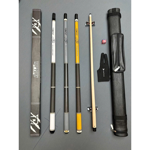 Combo Cơ bida RAPTORY ngọn mộc chơi bida lỗ. Cơ bida cá nhân. Cơ bida cá nhân. Tặng kèm bao da, găng