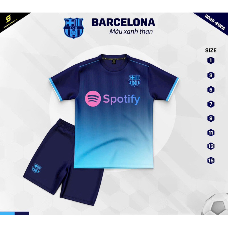 đồ bộ đá banh em bé công ty sao việt messi ronaldo mu psg bc cao cấp thun lạnh dứoi 45kg