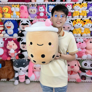 Gấu Bông Trà Sữa Thú Nhồi Bông Trà Sữa Siêu Đáng Yêu