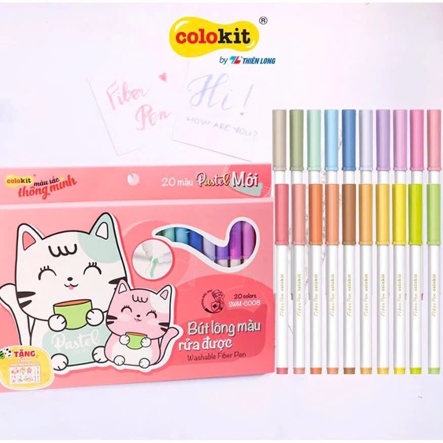 Bút lông màu Fiber Pen Colokit