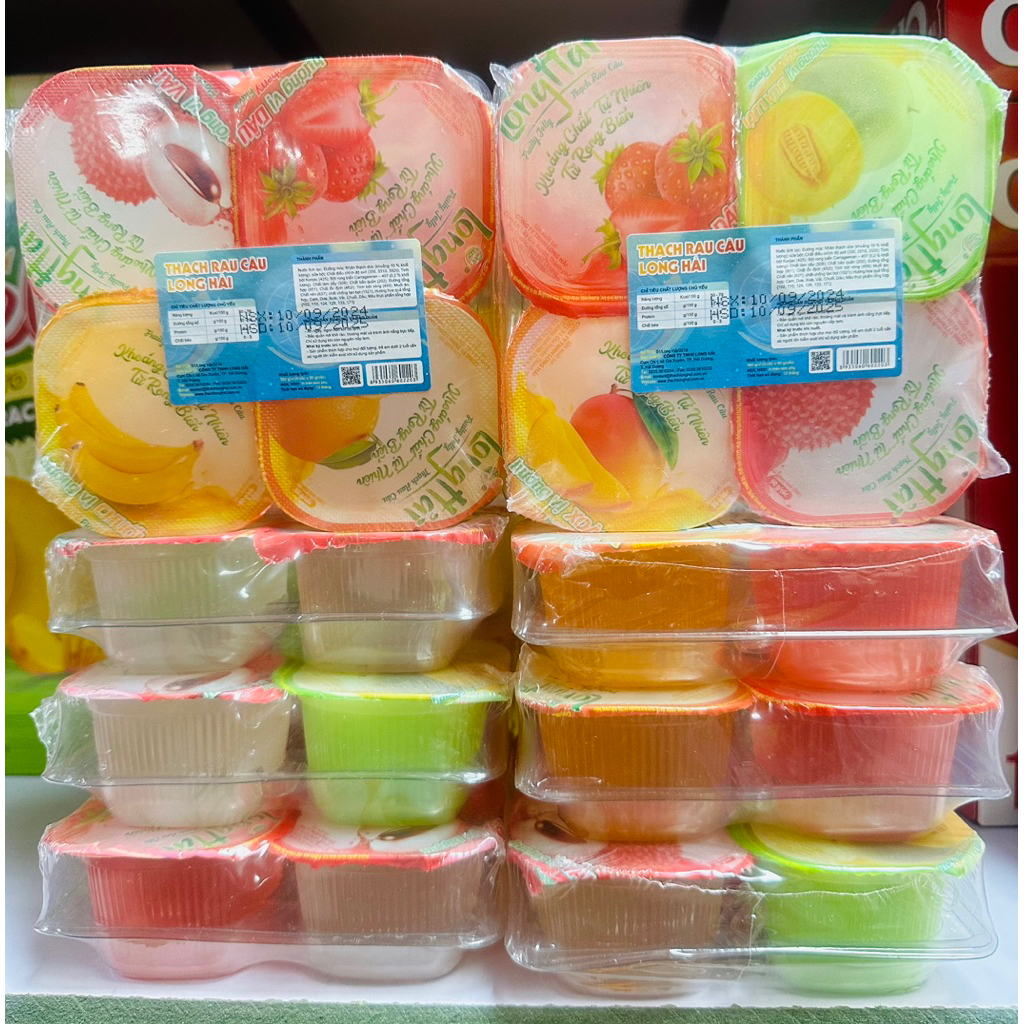 THẠCH RAU CÂU LONG HẢI (4 HỘP/VỈ)