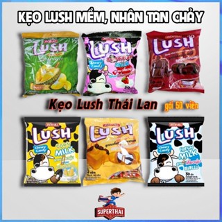  Kẹo Lush Thái Lan đủ vị gói 50 viên  Đồ ăn vặt Thái Lan 