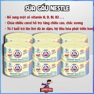 [12 Lon] Sữa gấu Nestle Thái Lan 140ml