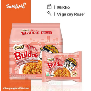  Mì cay samyang hồng Hàn Quốc 35k  1 gói 140gr 