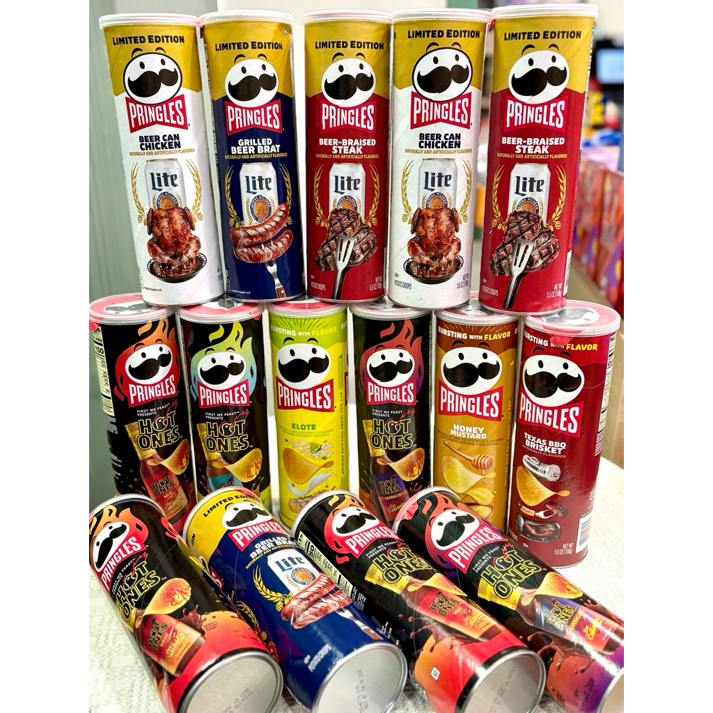 [Hàng bay Mỹ] Snack khoai tây Pringles & Takis Crisps Mỹ – combo snack đậm đà, giòn rụm chuẩn vị Mỹ