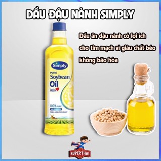Dầu ăn Đậu nành Simply nguyên chất 1L