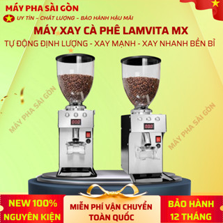 [ HCM-HÀNG SẴN] Máy xay cà phê, máy xay cafe Lamvita MX tự động định lượng new 100% chính hãng LAMVITA BẢO HÀNH 1 NĂM