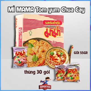 [Thùng 30 gói] Mì Tôm Mama Thái Lan Vị Tom yum Chua Cay