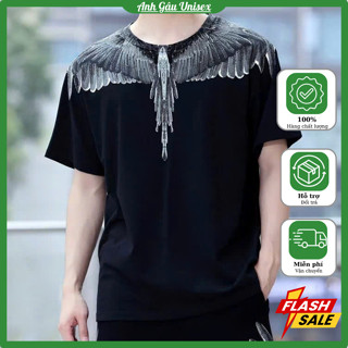 Áo Thun Cánh Chim Đại Bàng Đủ Màu Cho Anh Em Mùa Hè, Chất Cotton Thoáng Mát, Mềm Mại