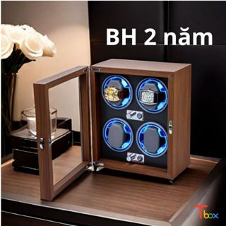 { BH 2 năm } Hộp đồng hồ xoay. Hộp đựng đồng hồ cơ quay tự động full 5 chế độ
