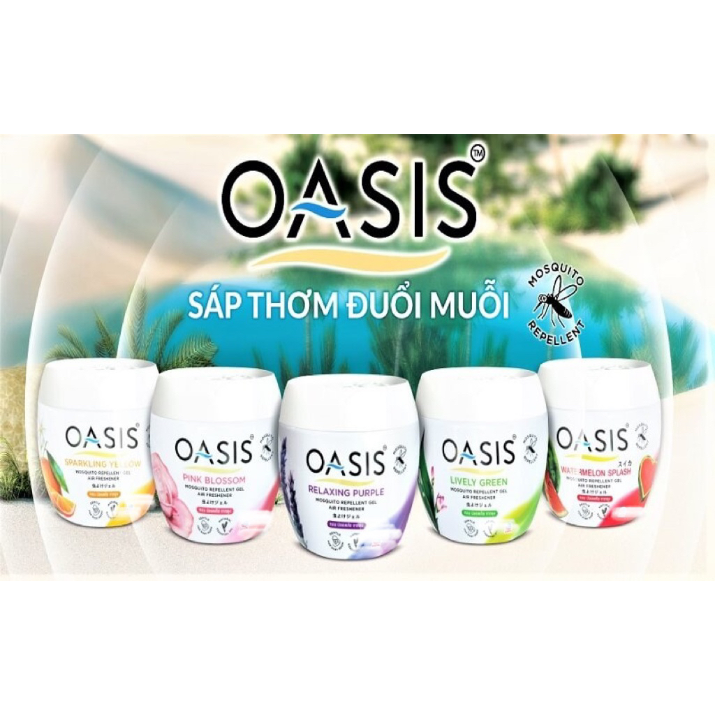 Sáp Thơm Đuổi Muỗi Oasis 180g