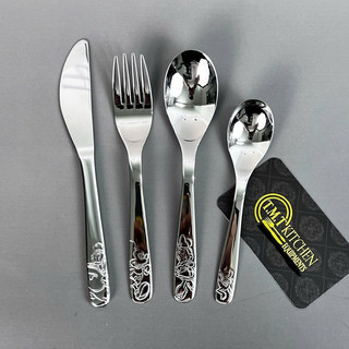 Combo bộ muỗng nĩa trẻ em @disney children's flatware đức inox cao cấp 18/10