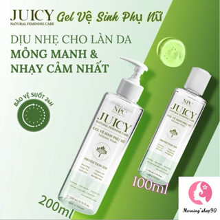Dung Dịch Vệ Sinh Phụ Nữ JUICY NPC Dạng Gel Chiết Xuất Lá Trầu Không- Kháng Khuẩn 100ml/200ml
