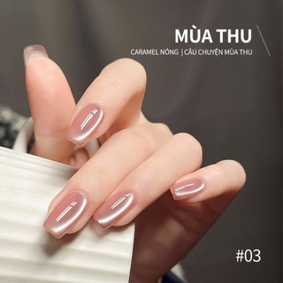 MORDDA 5g Sơn móng tay siêu sáng Autumn Story Series Cat Eye thích hợp cho việc làm móng tay DIY