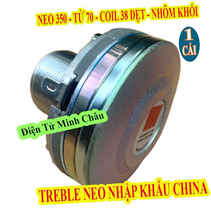 CỦ TREBLE NEO COIL 38 DÂY NHÔM DẸT TỪ 70 REN XOÁY CAO CẤP - LOA TREBLE 350 - GIÁ 1 LOA