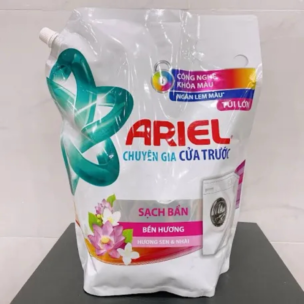 Nước giặt Ariel 3.05kg hương sen & nhài (cửa trước)