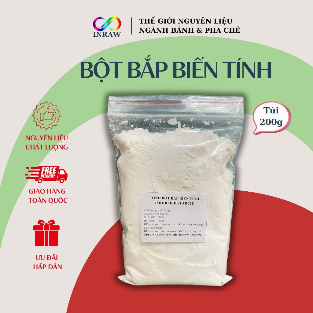 Tinh Bột Bắp Biến Tính Thổ Nhĩ Kỳ (100gr / 200gr)