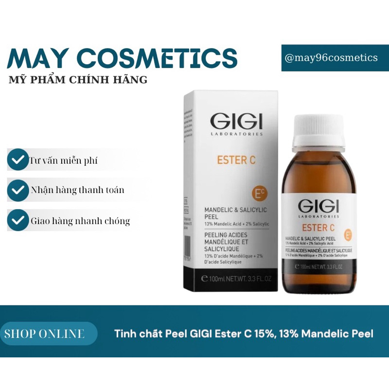 Tinh chất Peel GIGI Ester C 15%, 13% Mandelic Peel
