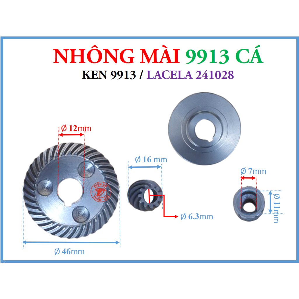NHÔNG MÀI 1 TẤC KEN 9913, LACELA 241028.ht