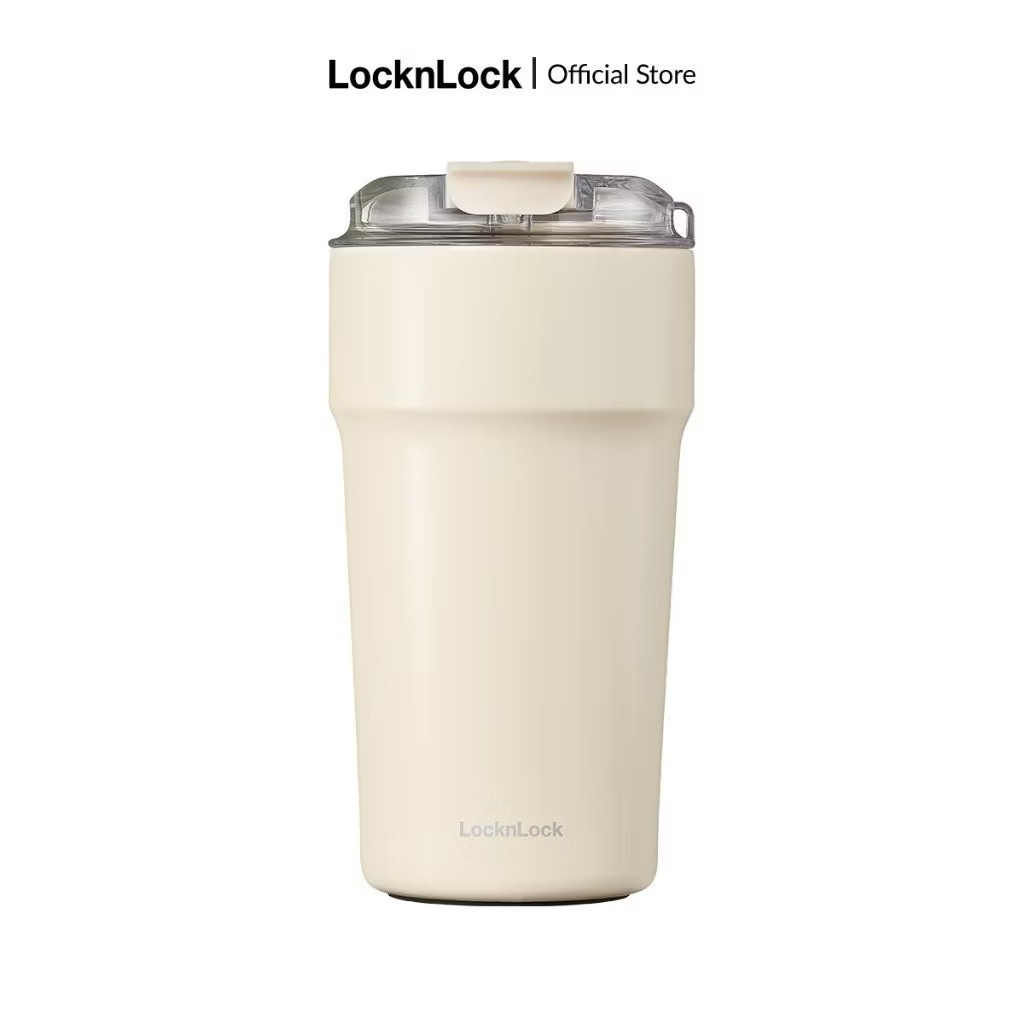 Ly Giữ Nhiệt Lòng Phủ Sứ LocknLock 500ml – Metro Cafe Tumbler LHC4357