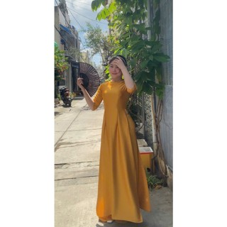ÁO DÀI 98KG TRƠN CỔ TRÒN LỤA BIGSIZE 4X,5X