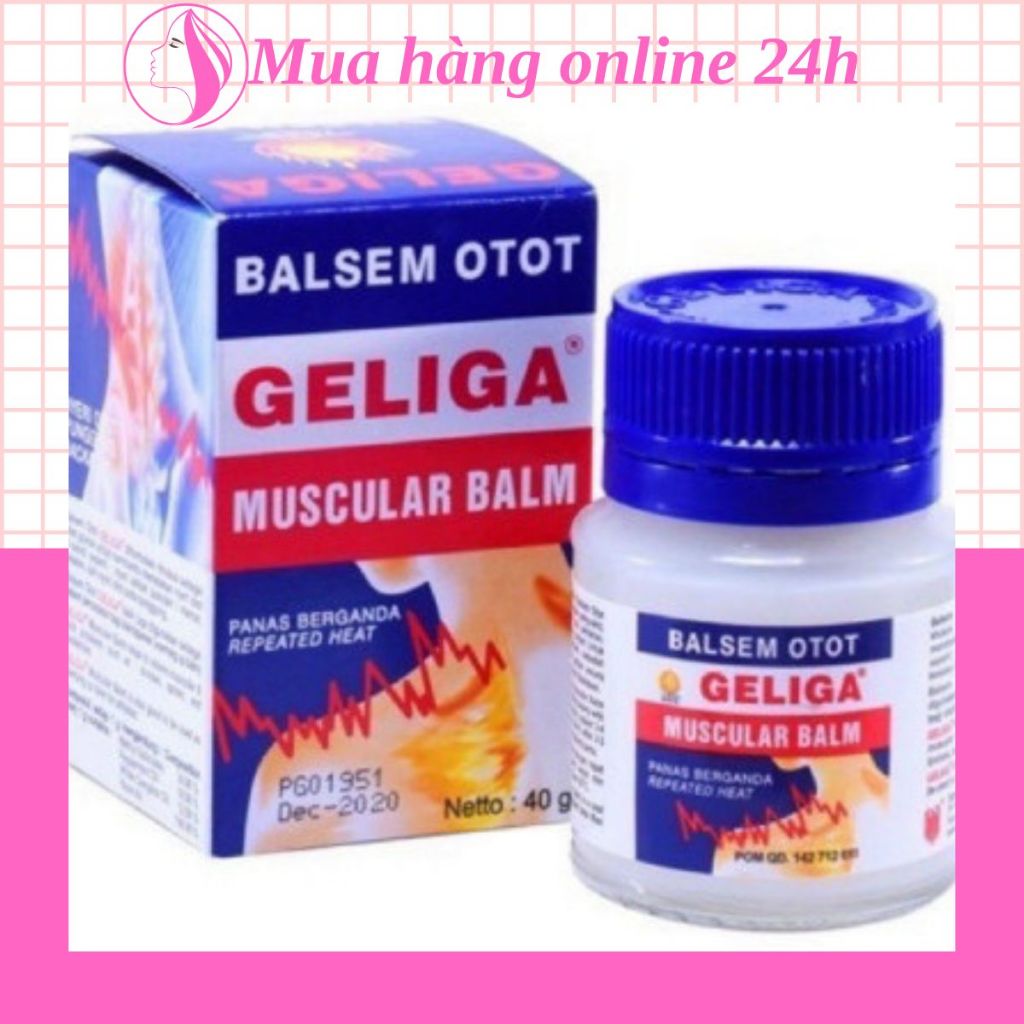 Dầu nóng, dầu xoa bóp, cao xoa bóp Thái Lan, cù là lửa Geliga dầu nóng xoa bóp thái lan giảm đau nhứ