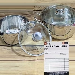 nồi inox five star 20, 24cm - nồi inox five star