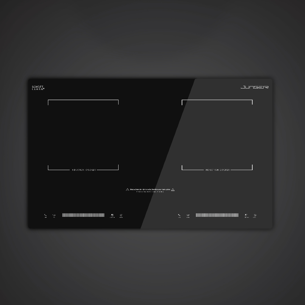 [CHÍNH HÃNG] Bếp điện từ đôi Junger CEJ-200-II - Hẹn giờ 480 phút - Khoá an toàn