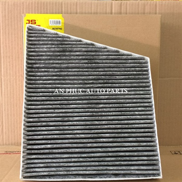 Lọc gió điều hòa/máy lạnh than hoạt tính Mercedes E200, E200 Kompressor 2002-2009 #JS Nhật AC0076C