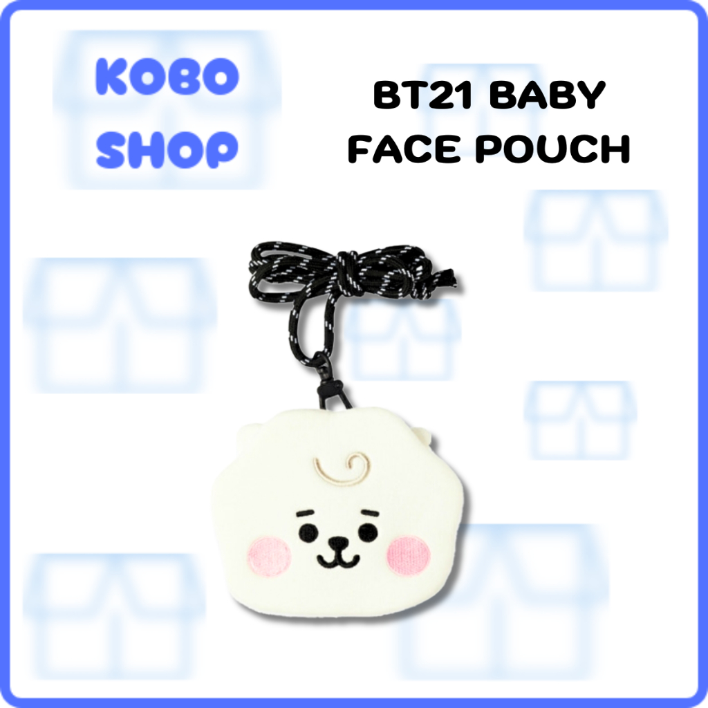 Túi/ví nhỏ BT21 BABY RJ FACE POUCH
