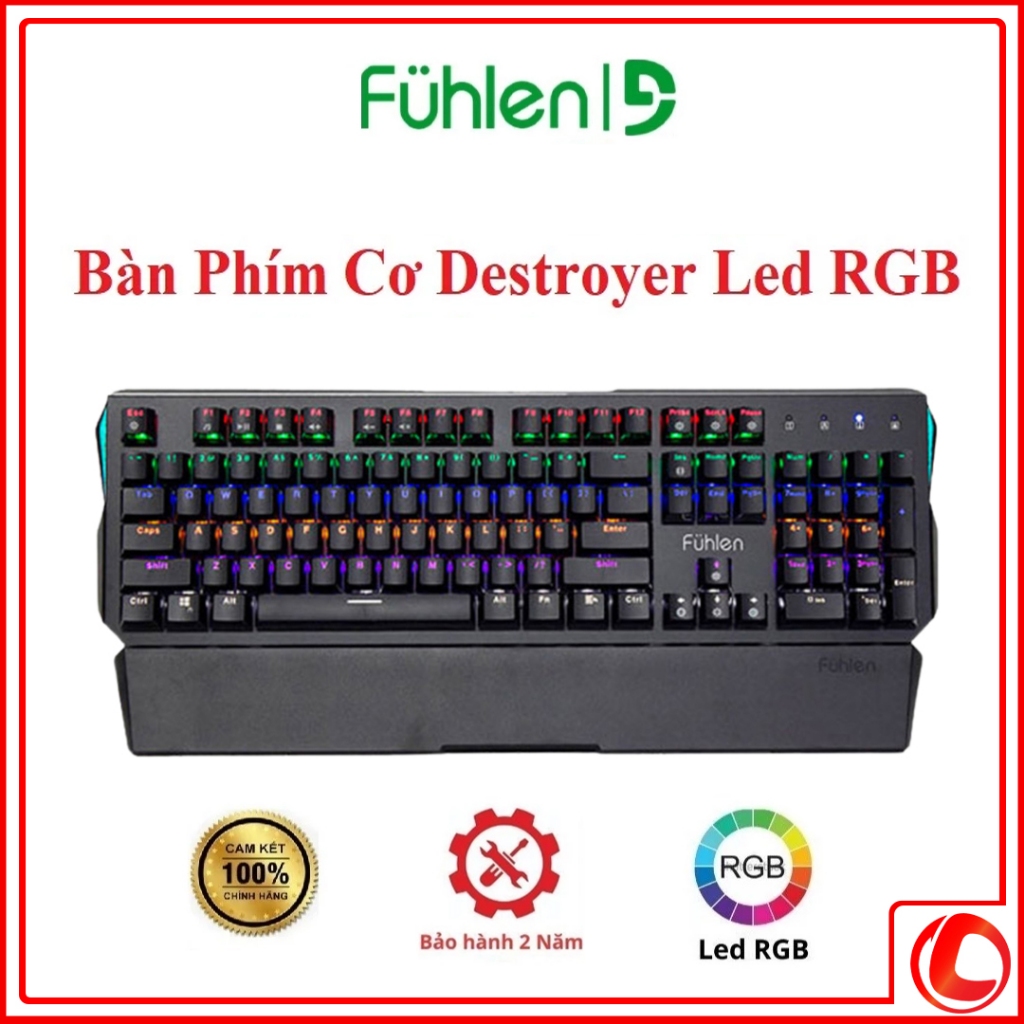 Bàn phím Fuhlen Destroyer Black - Chính Hãng | DLC