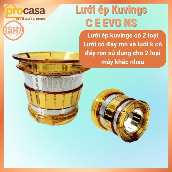 Lưới ép mịn dùng cho máy ép chậm Kuvings C7000 E7000 EVO810 EVO820 CS520 CS600 CS700 NS321 NS-621 NS