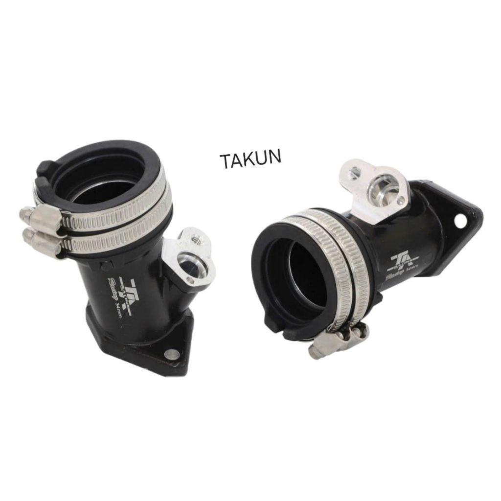 Họng co xăng đen, cổ hút EXCITER 150 2015-2025... 34, 36mm