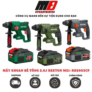 Máy Khoan Bê Tông 3 Chức Năng Pin DEKTON M21-RH2603CP Mẫu Mới Thiết Kế Compact (Nhỏ - Gọn)