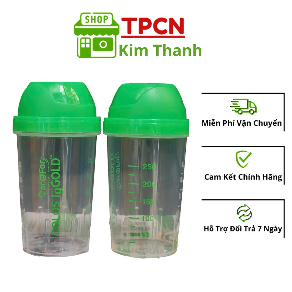 Combo 2 Ly lắc sữa Colos iggold - cốc lắc sữa Colos iggold 250ml