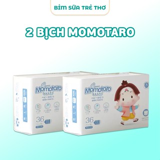 [Combo 2 Bịch] Tã Bỉm Momotaro Chính Hãng, Bỉm Dán/Quần Full Size Cho Bé