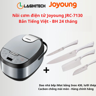  Nồi cơm điện tử Joyoung JRC-7130,1.8L 850W 6 bước nấu và hẹn giờ thông minh 10 chức năng nấu - Chính hãng BH 24 tháng 