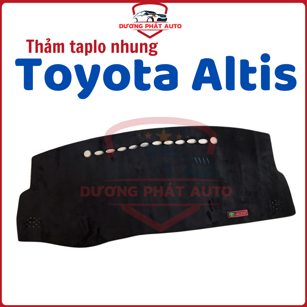 Thảm taplo nhung xe Toyota Altis 2015-2019