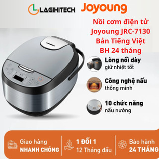   LIVE  Nồi cơm điện tử Joyoung JRC-7130,1.8L 850W 6 bước nấu và hẹn giờ thông minh 10chức năng nấu-Chính hãng BH 24th 