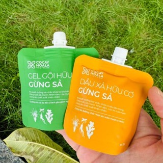 Commbo Dầu Gội Xả Hữu Cơ Gừng Sả Cocayhoala 30g mini